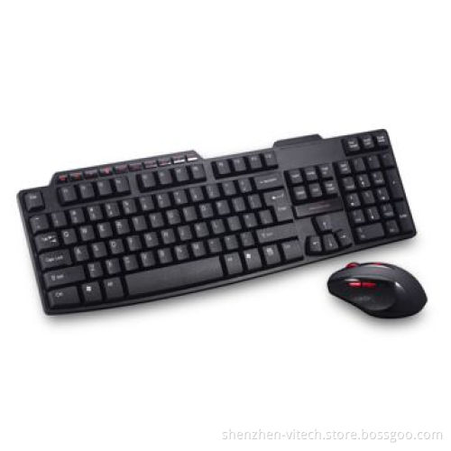 2.4G Wireless Mouse and Keyboard Combo, Customized Colors are Welcome